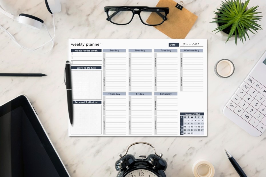 Transform Your Week with Our Free Weekly Planners - slidedad