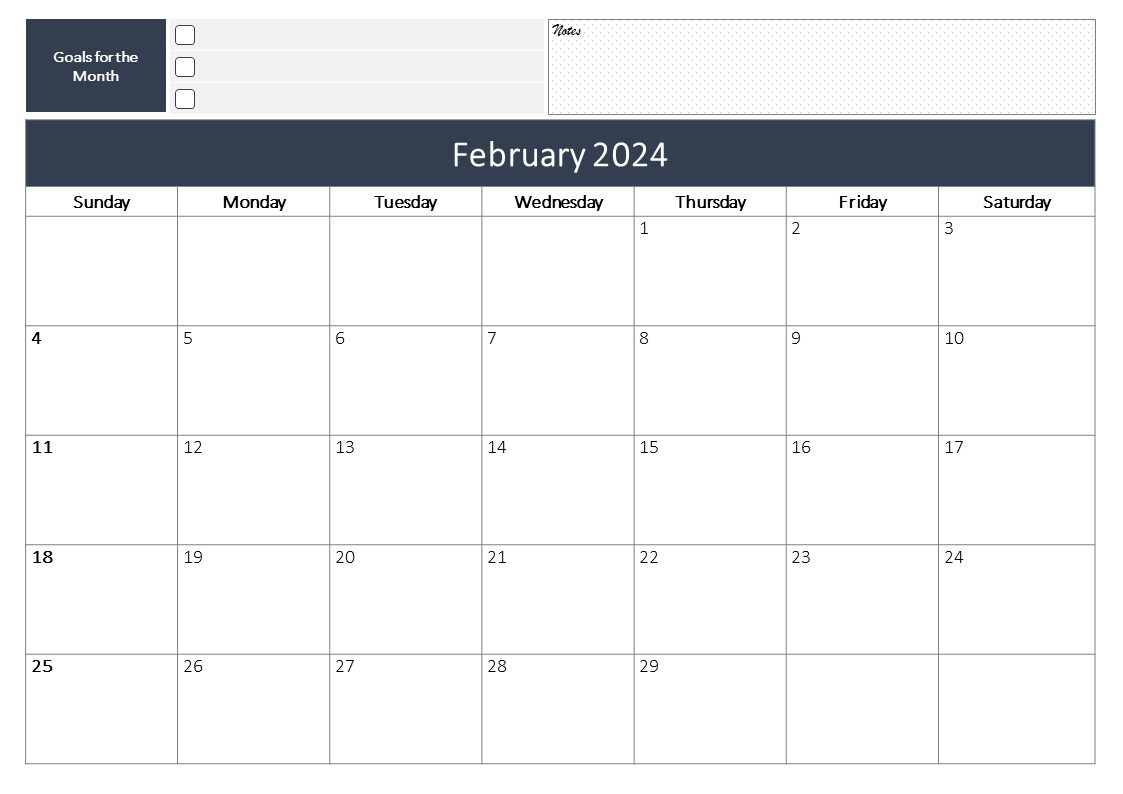 Free February Calendar Planner Templates